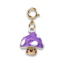 Load image into Gallery viewer, Charm It Gold Glitter Mushroom Charm
