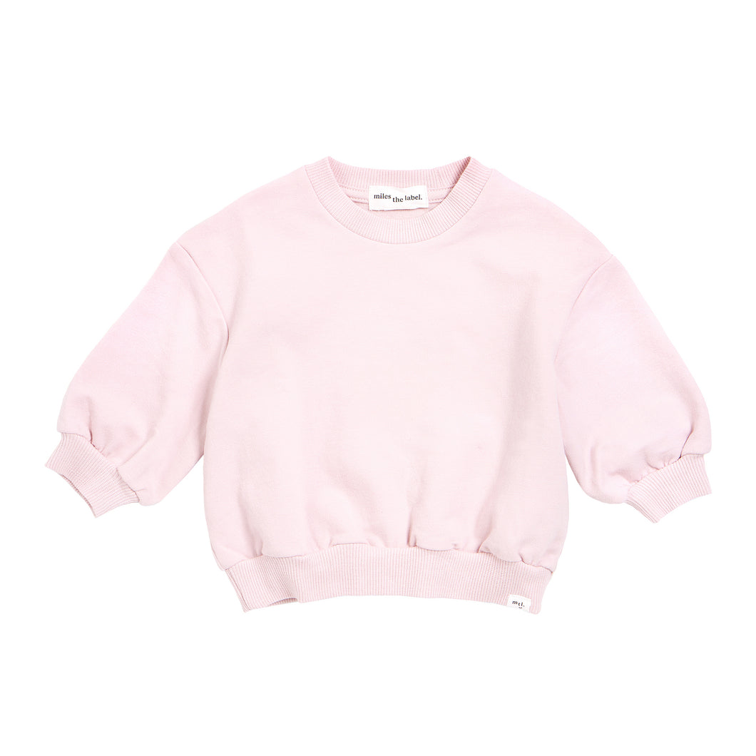 Miles The Label- Baby Pink Knit Top