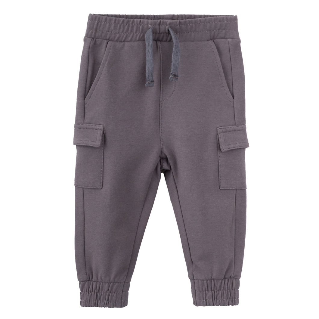 Miles The Label- Baby Dark Grey Knit Pants