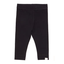Load image into Gallery viewer, Miles The Label- Baby Pure Black Leggings
