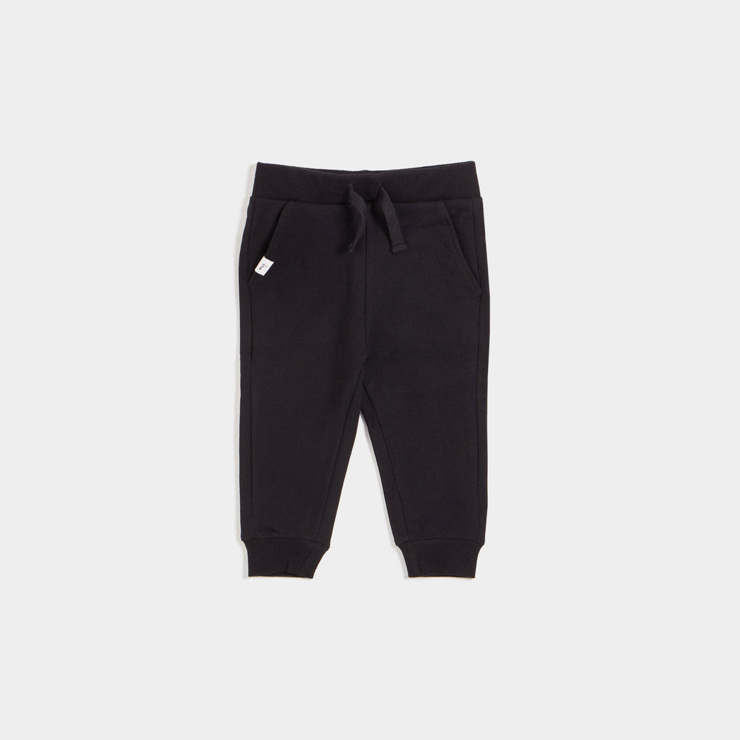 Miles The Label- Baby Black Knit Pant