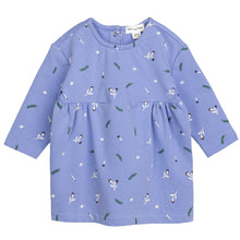 Load image into Gallery viewer, Miles The Label- Baby Floral Amethyst Sweatshirt Dress
