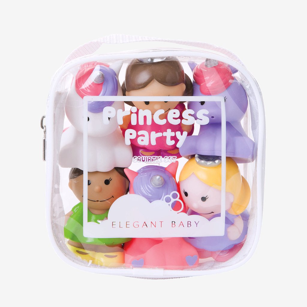 Elegant Baby Princess Party Bath Toy Set