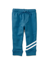 Load image into Gallery viewer, Tea Collection Baby Speedy Striped Joggers - Blue Sapphire
