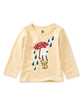 Load image into Gallery viewer, Tea Collection Baby Long Sleeve Graphic Tee - Rainy Rabbit
