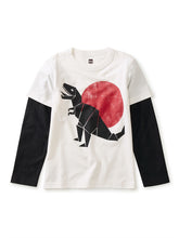 Load image into Gallery viewer, Tea Collection Layered Long Sleeve Graphic Tee - T Rex
