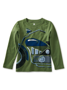 Tea Collection Long Sleeve Graphic Tee - Motorcycle