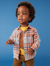 Load image into Gallery viewer, Tea Collection Baby Flannel Button Up Shirt - Kobe Plaid
