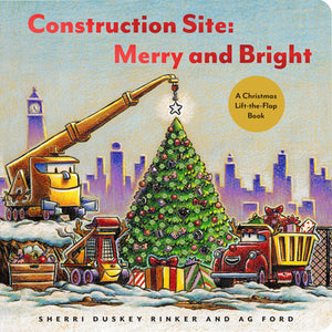 Construction Site: Merry and Bright Board Book