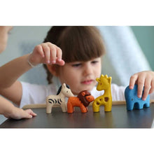 Load image into Gallery viewer, Plan Toys Wild Animal Set
