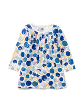 Load image into Gallery viewer, Tea Collection Baby Smocked Empire Dress - Swedish Blueberries
