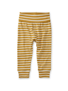 Tea Collection Baby Fold-Over Waist Pants - Peanut