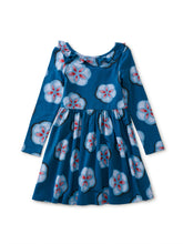 Load image into Gallery viewer, Tea Collection Ruffle Collar Ballet Dress - Ikat Floral
