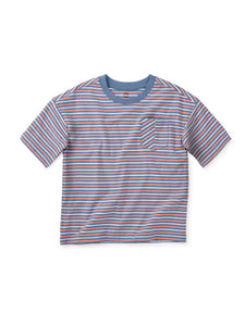 Tea Collection Striped Pocket tee