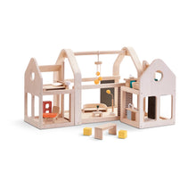 Load image into Gallery viewer, Plan Toys Slide n Go Dollhouse
