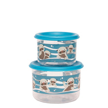 Load image into Gallery viewer, Sugarbooger Set of 2 Snack Containers (Baby Otter)
