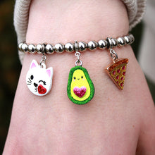 Load image into Gallery viewer, Charm It- Glitter Avocado Charm
