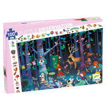 Load image into Gallery viewer, Djeco Enchanted Forest Observation Puzzle
