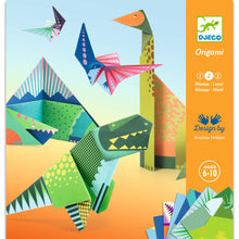 Load image into Gallery viewer, Djeco Dinosaur Origami Creative Kit
