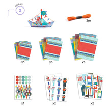 Load image into Gallery viewer, Djeco Floating Boats Creative Kit
