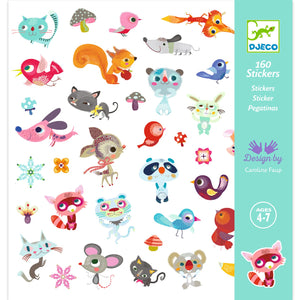 Djeco Little Friends Sticker Pages