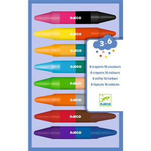 Djeco Double Sided Crayons