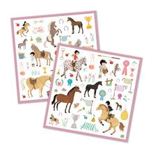Load image into Gallery viewer, Djeco Horse Sticker Pages
