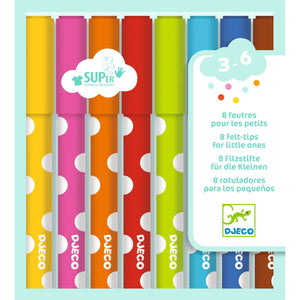 Djeco Felt Tip Markers For Little Ones