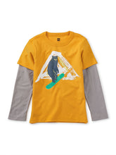 Load image into Gallery viewer, Tea Collection Boarder Bear Layered Graphic Tee
