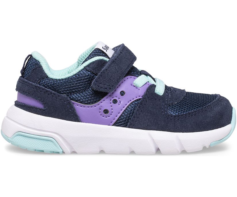 Saucony Jazz Lite 2.0 Navy Purple Turquoise