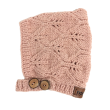 Load image into Gallery viewer, Nooks Merino Wool Bonnet- Cherry Blossom
