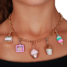 Load image into Gallery viewer, Charm It- Gold Glitter S&#39;Mores Charm

