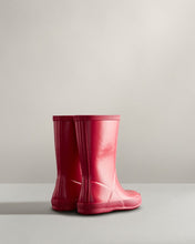 Load image into Gallery viewer, Hunter Kids First Gloss Rain Boot - Bright Pink
