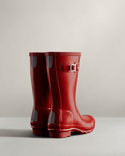 Load image into Gallery viewer, Hunter Original Kids Gloss Rain Boot - Military Red
