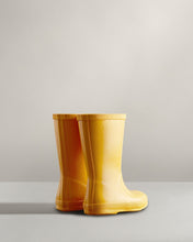Load image into Gallery viewer, Hunter Kids First Gloss Rain Boot - Yellow
