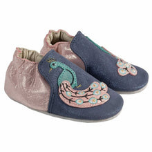 Load image into Gallery viewer, Robeez Penelope Peacock Soft Sole Shoes
