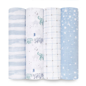 Aden + Anais Cotton Muslin Swaddle 4 Pack