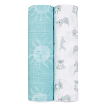 Load image into Gallery viewer, Aden + Anais Cotton Muslin Swaddle 2 Pack
