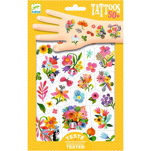 Djeco Flower Temporary Tattoos