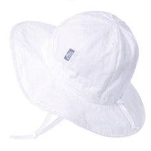 Load image into Gallery viewer, Jan &amp; Jul Cotton Floppy Sun Hat (White Eyelet)
