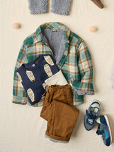 Load image into Gallery viewer, Tea Collection Cozy Button Up Sherpa Jacket

