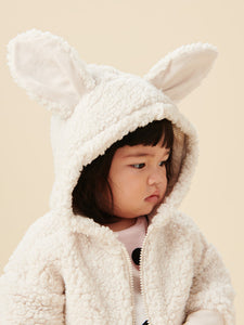 Tea Collection Bunny Ears Sherpa Baby Sweater