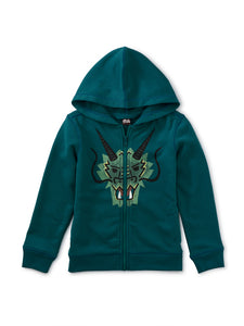 Tea Collection Horned Dragon Graphic Hoodie