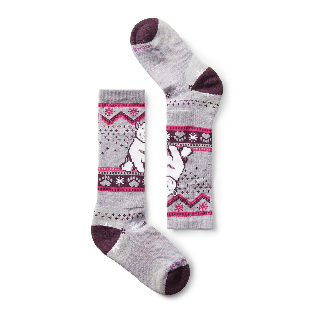 Smartwool Wintersport Full Cushion Socks - Purple Polar Bear