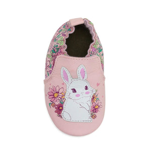 Robeez Flower Bunny Soft Sole Shoes