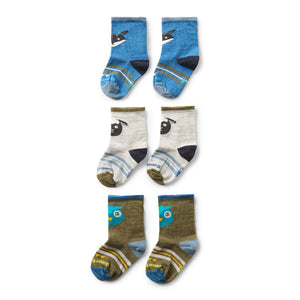 Smartwool Toddler Trio Socks- Winter Moss