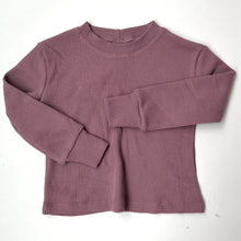 Load image into Gallery viewer, Lee and Bee Waffle Long Sleeve- Mauve
